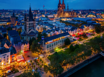 Kölner Altstadt mit Groß St. Martin