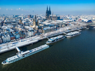 Kölner Altstadt bei Schnee