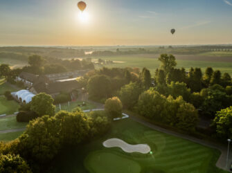 Sonnenaufgang am Golfplatz Gut Lärchenhof