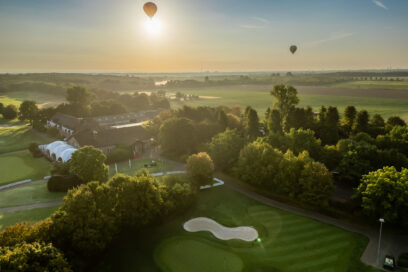 Sonnenaufgang am Golfplatz Gut Lärchenhof